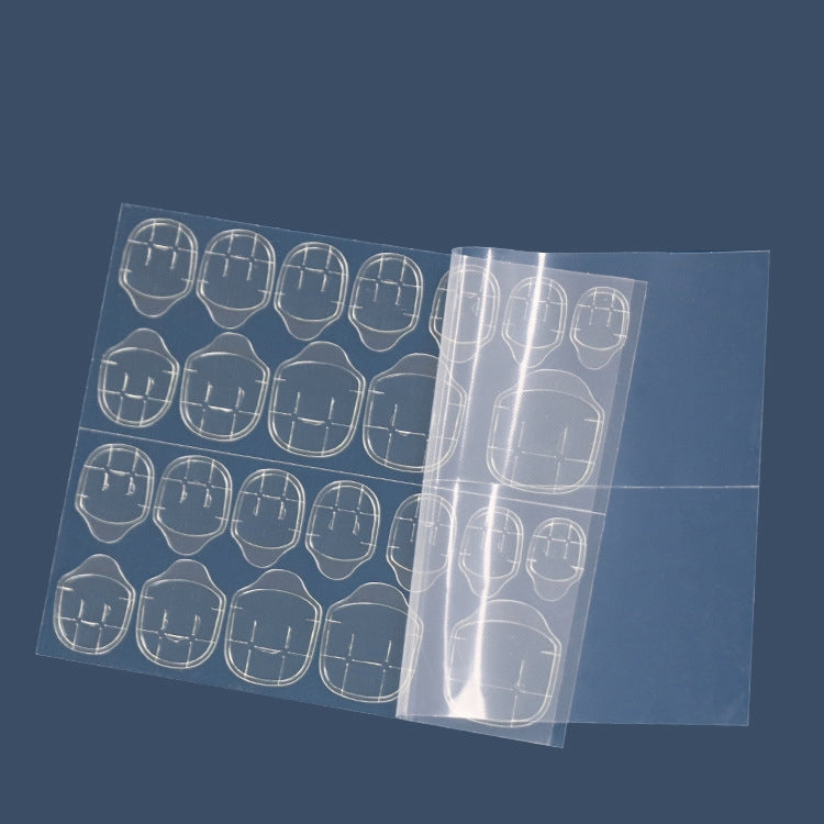 100 Sheets Jelly Glue Nail Double-Sided Adhesive Film Yellow Glue Nail Sticker, 12 Stickers/sheet Regular 0.5mm Thick, 12 Stickers/sheet Ultra-thin 0.3mm Thick, 12 Stickers/sheet  Medium 0.4mm Thick, 24 Stickers/sheet Regular 0.5mm Thick               ...