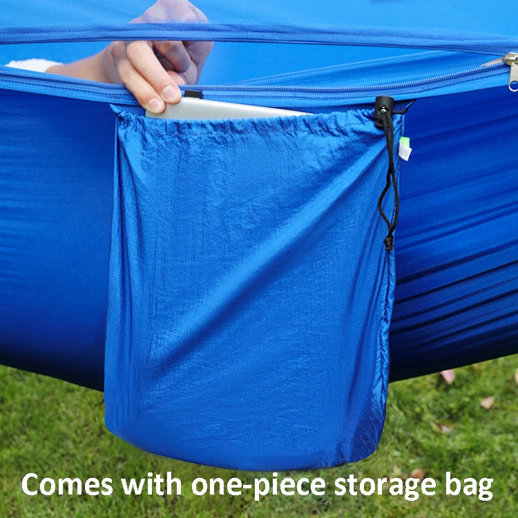 Anti-Rollover Automatic Quick-Opening Mosquito Net Hammock Outdoor Camping Double Anti-Mosquito Hammock, Size: 290x140cm, 290x140cm Yellow, 290x140cm Green, 290x140cm Blue