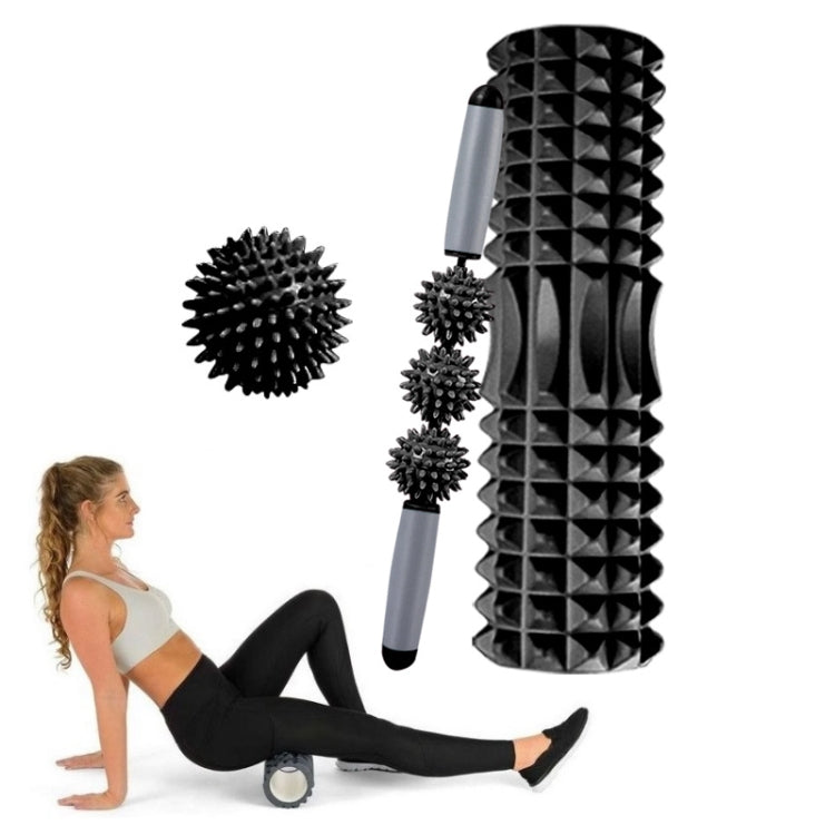 3 in 1 Eva Foam Roller Hollow Muscle Relaxation Roller Yoga Column Set, Length:, 33cm (Blue Crescent), 33cm (Pink Crescent ), 33cm  (Purple Crescent ), 45cm (Pink Crescent), 45cm (Purple Crescent ), 45cm (Blue Crescent), 45cm (Pink Wolf Tooth )        ...