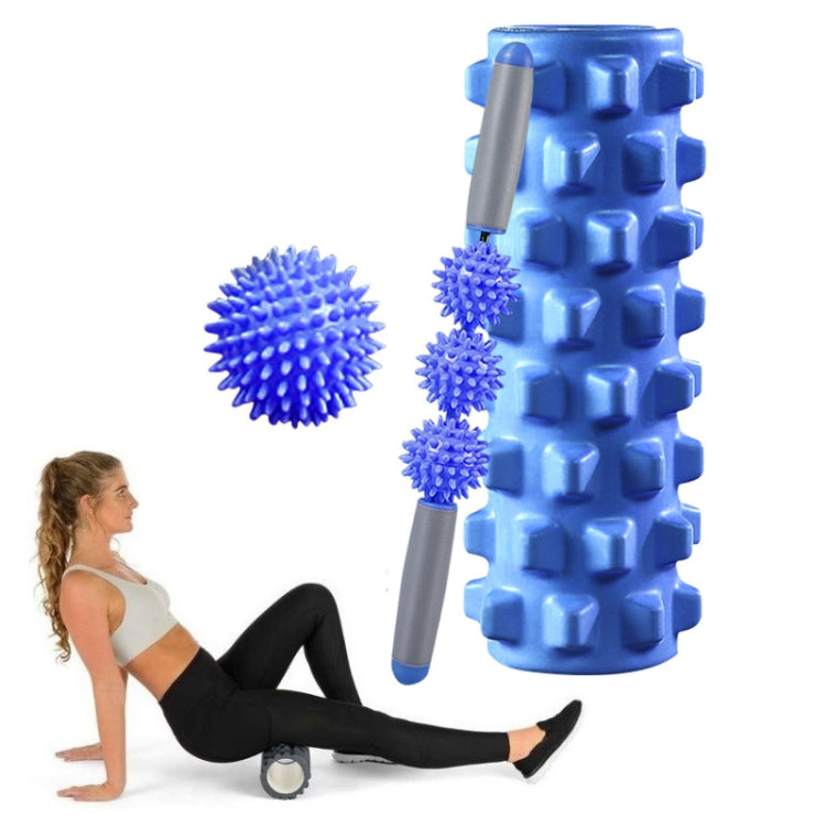 3 in 1 Eva Foam Roller Hollow Muscle Relaxation Roller Yoga Column Set, Length:, 33cm (Blue Crescent), 33cm (Pink Crescent ), 33cm  (Purple Crescent ), 45cm (Pink Crescent), 45cm (Purple Crescent ), 45cm (Blue Crescent), 45cm (Pink Wolf Tooth )        ...