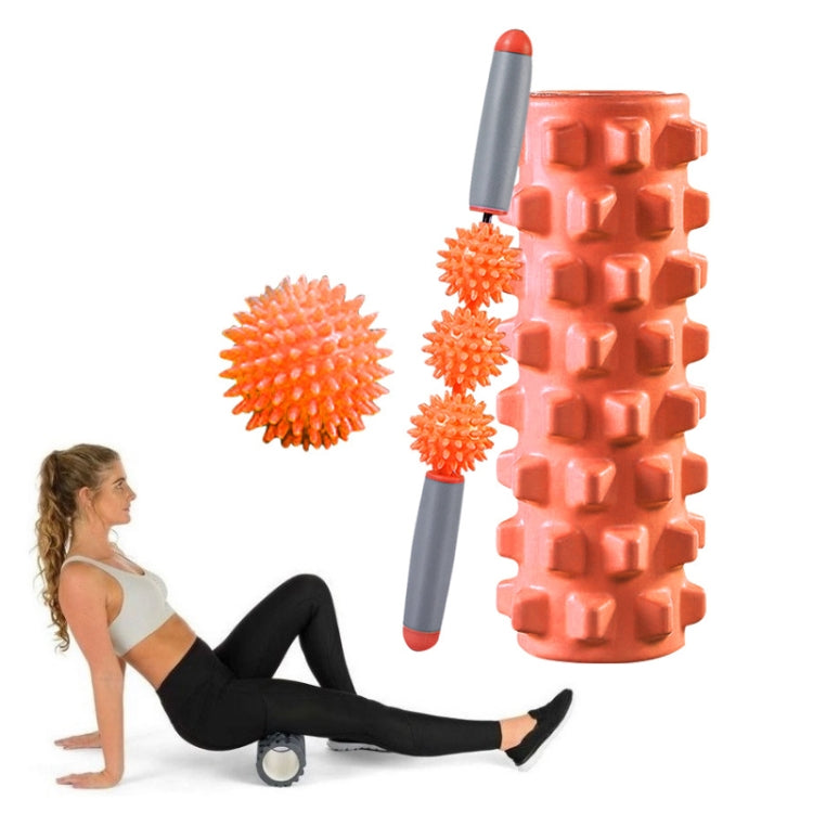 3 in 1 Eva Foam Roller Hollow Muscle Relaxation Roller Yoga Column Set, Length:, 33cm (Blue Crescent), 33cm (Pink Crescent ), 33cm  (Purple Crescent ), 45cm (Pink Crescent), 45cm (Purple Crescent ), 45cm (Blue Crescent), 45cm (Pink Wolf Tooth )        ...