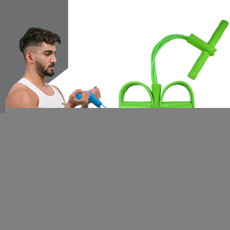 Multifunctional Four-Tube Pedal Puller Pedal Elastic Rope Sit-Ups Aid Abdomen Fitness Equipment, Green, Purple, Blue, Red, Yellow