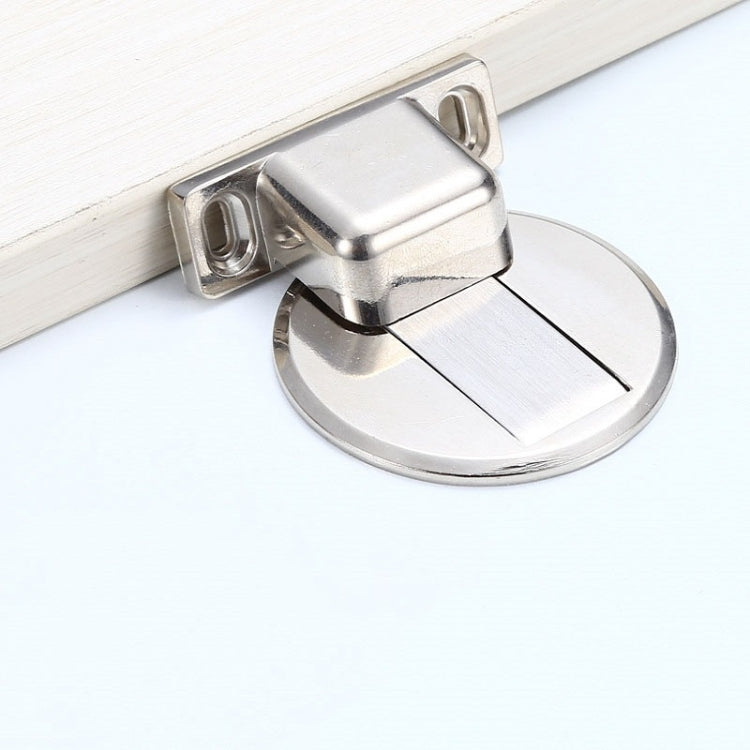Zinc Alloy Non-Perforated Suction Silent Strong Magnetic Door Stopper, Red Ancient, Brushed Steel, Black, White, Yellow, Bright Gold, Bronze