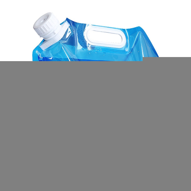 PE Water Bag For Portable Folding Water Storage Lifting Bag for Camping Hiking Survival Hydration Storage Bladder, 10L(Blue)