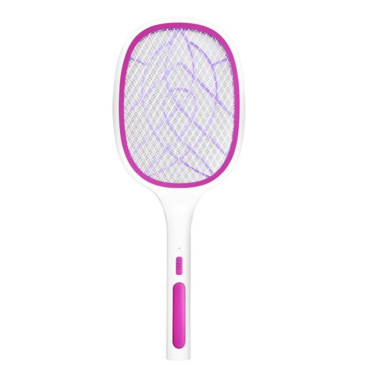 Electrical Mosquito Swatter Mosquito Killer Two-In-One USB Rechargeable Household Electrical Mosquito Swatter, LEDx6 Gray (Base Charging), LEDx6 Purple (Base Charging), LEDx10 Gray (Base Charging), LEDx10 Purple (Base Charging)