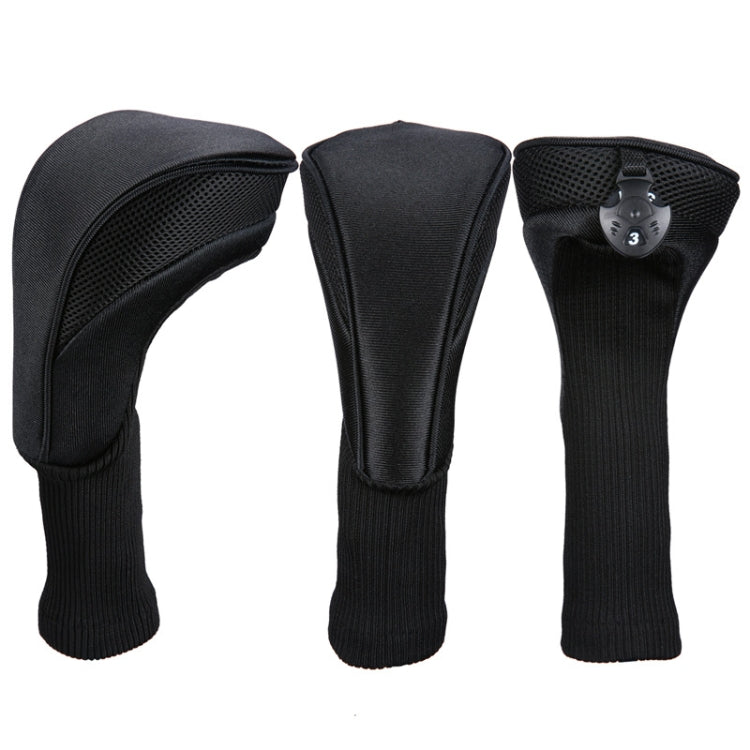 3 In 1 No.1 / No.3 / No.5 Clubs Protective Cover Golf Club Head Cover, HD-014 3 in 1 Red, HD-014 3 in 1 Blue, HD-014 3 in 1 Black
