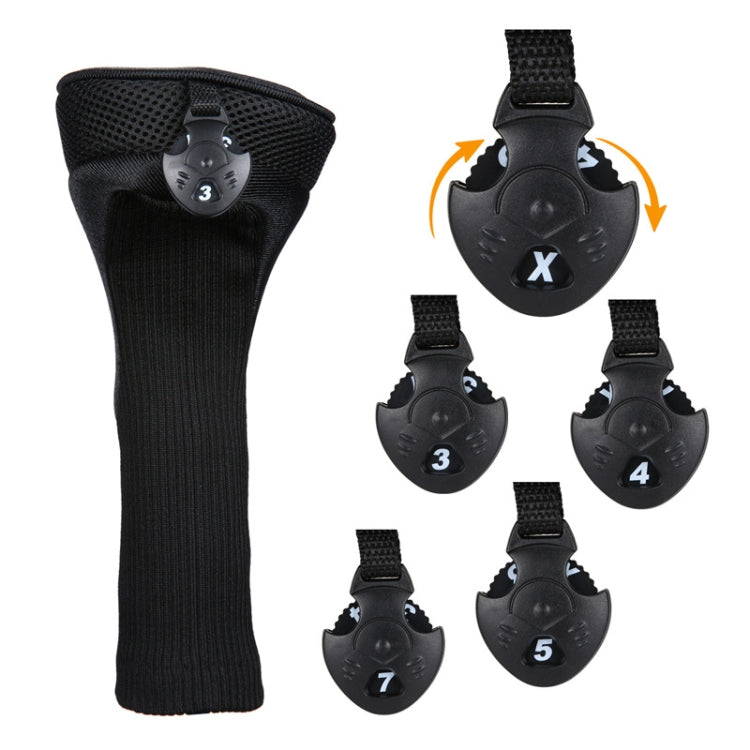 3 In 1 No.1 / No.3 / No.5 Clubs Protective Cover Golf Club Head Cover, HD-014 3 in 1 Red, HD-014 3 in 1 Blue, HD-014 3 in 1 Black