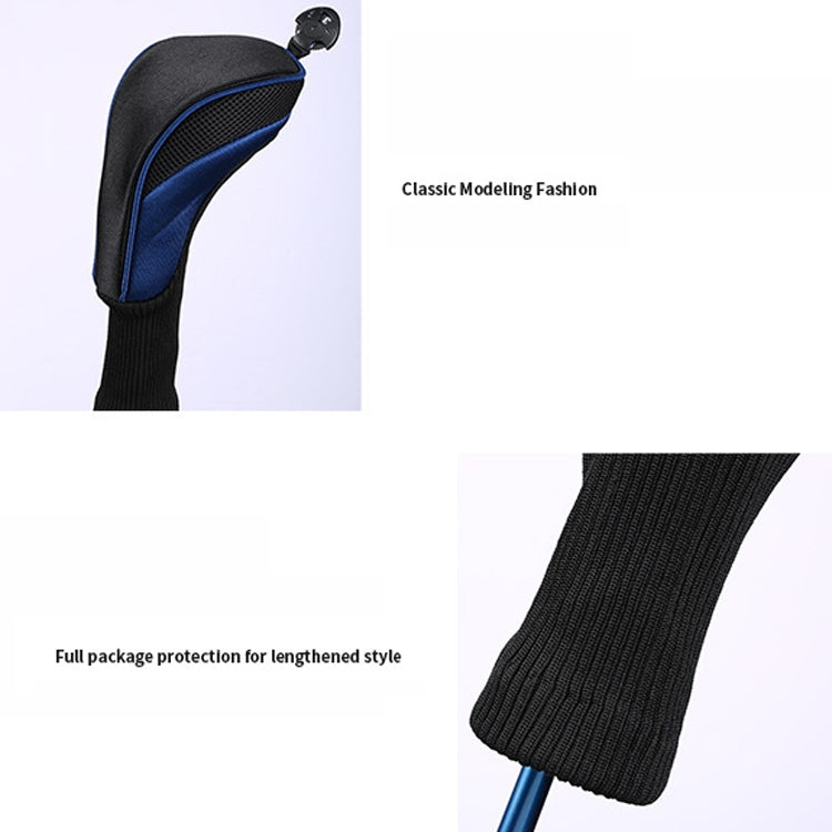 3 In 1 No.1 / No.3 / No.5 Clubs Protective Cover Golf Club Head Cover, HD-014 3 in 1 Red, HD-014 3 in 1 Blue, HD-014 3 in 1 Black