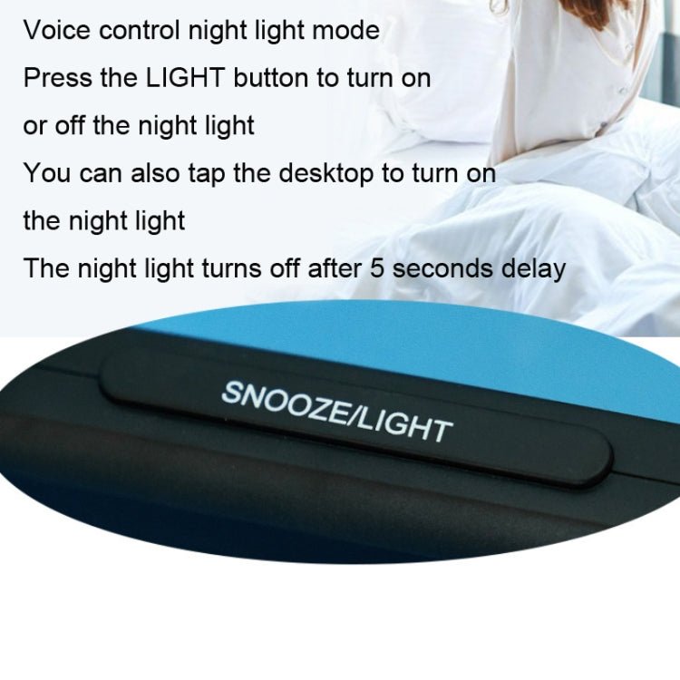 Color Screen Children Electronic Alarm Clock LCD Bedside Alarm Clock, Black Shell Universe, Black Shell Turtle, Black Whale, White Shell Prairie, White Shell Seaside