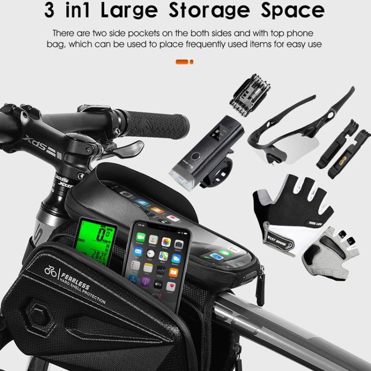 WEST BIKING YP0707256 Hard Shell Mountain Bike Bicycle Front Beam Package Riding Equipment, WEST BIKING YP0707256