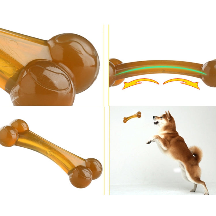 Nylon PU Dog Molar Stick Cleaning Dog Bite Toy, Large Double Head Arched Bone, Small Double Bone, Large Double Bone