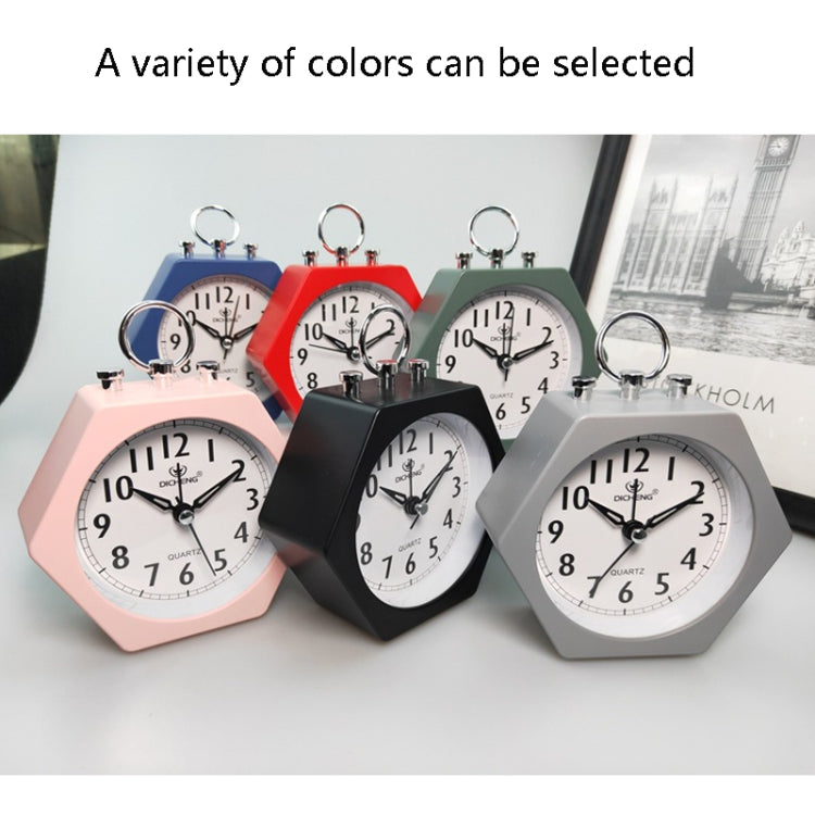 OS005 Students Mute Alarm Clock Children Bedroom Bed Night Light Alarm Clock, Red, Green, Blue, Black, Pink, Gray