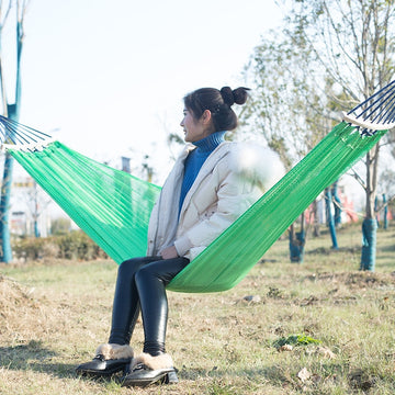 Bending Ice Silk Mesh Hammock Outdoor Hanging Bed Camping  Anti-Sidewall Hammock Swing, Size: 190x130 cm, (Green), 190x130cm(Red), (Pink), (Purple)