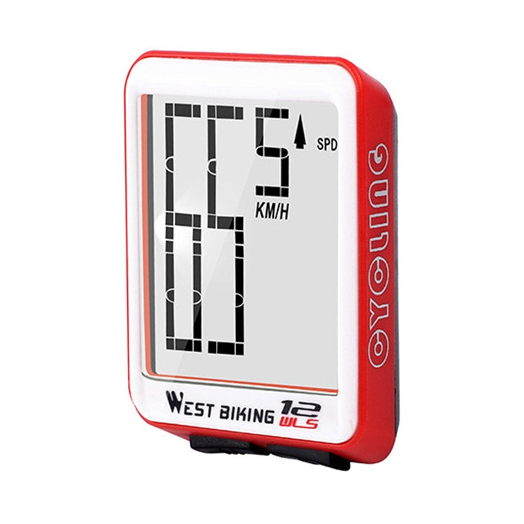 WEST BIKING Mountain Road Bike Wireless Big Character Table Big Screen Waterproof Night Light Speed Speedometer, Night Light Speed Speedometer(Green), Night Light Speed Speedometer(Black), Night Light Speed Speedometer(Red)                             ...