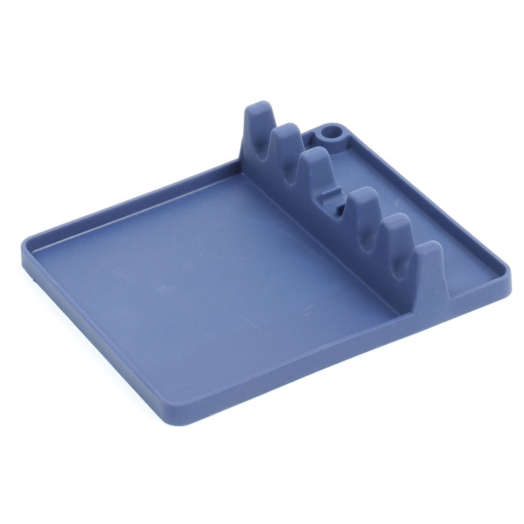 2 in 1 Kitchen Silicone Spoon Holder Shelf, Large (Gray), Medium (Gray), Large (Black), Medium (Black), Large (Red), Medium (Red), Large (Blue), Medium (Blue), Large (Orange), Medium (Orange), Large (Green), Medium (Green)
