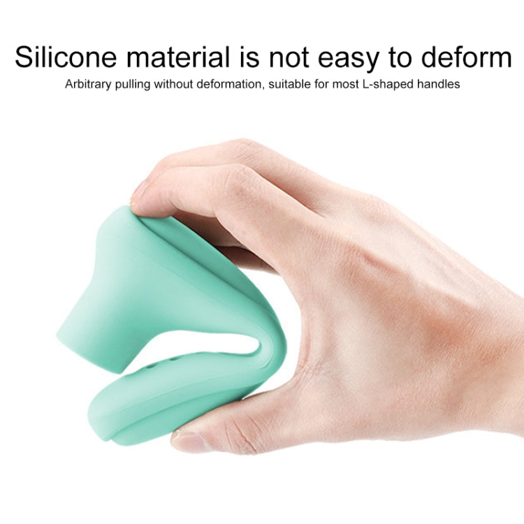 Silicone Door Handle Protector Children Anti-Collision Protector, Creamy-white, Light Green, Pink, Coffee