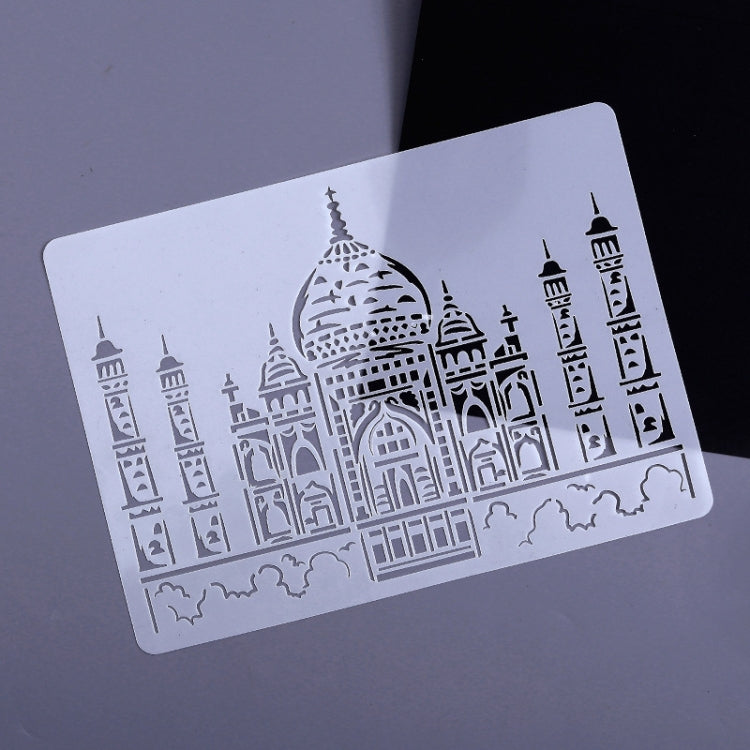 Painting Template Theme City A4 Label Template, Tower System (5pcs / Set), Sailing Line(5pcs / Set), 1 Paris Tower, 2 London Bridge, 3 Pisa Tower, 4 Big Ben, 5 Taj Mahal, 6 White House, 7 Castle, 8 Five-storied Pagoda, 9 Sydney, 10 Sailing Hotel