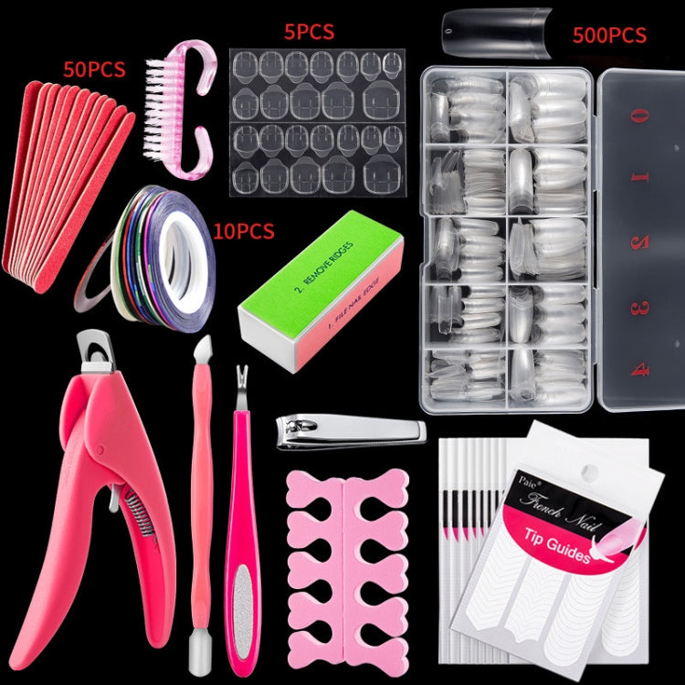 Manicure Tool  Set Fingernails Word Cut Set, Transparent French, Natural French, Transparent Semi-post, Natural Semi-post, Transparent Full Post, Natural Full Post, Transparent French Large Set, Transparent Semi-post Large Set                          ...
