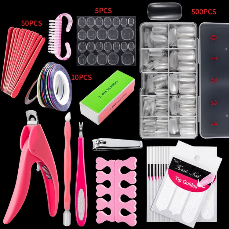 Manicure Tool  Set Fingernails Word Cut Set, Transparent French, Natural French, Transparent Semi-post, Natural Semi-post, Transparent Full Post, Natural Full Post, Transparent French Large Set, Transparent Semi-post Large Set                          ...