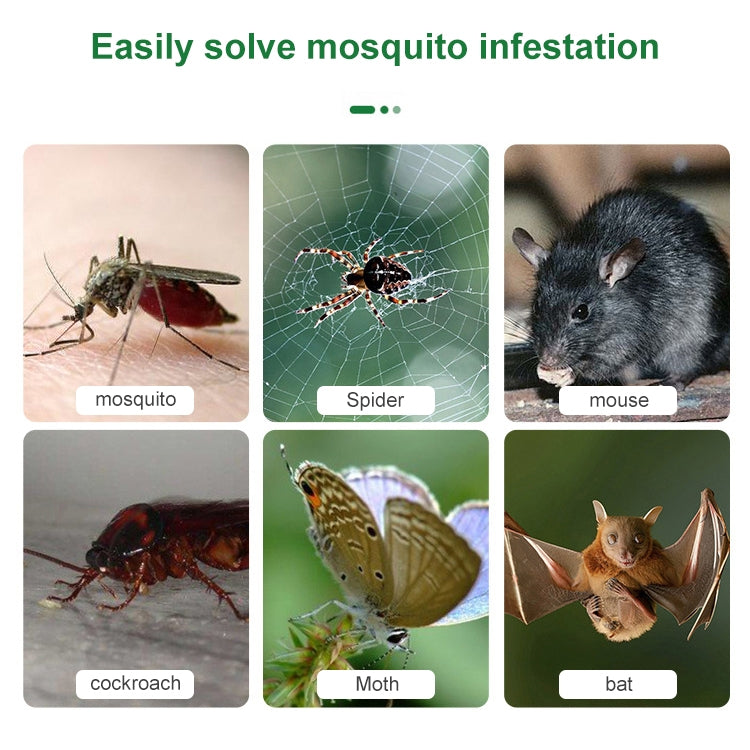 JL-215 Ultrasonic Mosquito Killer High-Power Double-Horn High-Frequency Mouse Repeller, EU Plug, US Plug
