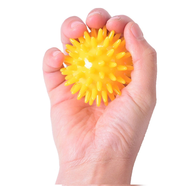 TPR Grip Ball Rehabilitation Hemiplegia Stroke Massage Finger Ball, Specification: Four Fingers, Four Fingers, Two Finger, 6cm (Light Blue), 6cm (Light Orange), 6cm (Yellow), 7cm (Sapphire), 7cm (Deep Blue), 7cm (Light Blue), 7cm (Yellow)              ...