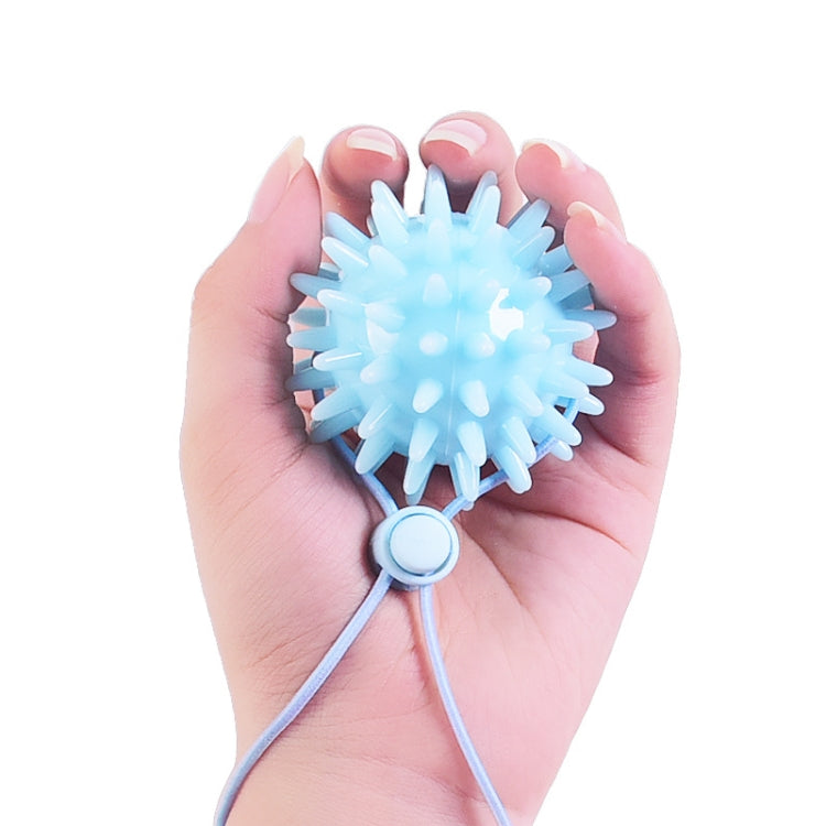 TPR Grip Ball Rehabilitation Hemiplegia Stroke Massage Finger Ball, Specification: Four Fingers, Four Fingers, Two Finger, 6cm (Light Blue), 6cm (Light Orange), 6cm (Yellow), 7cm (Sapphire), 7cm (Deep Blue), 7cm (Light Blue), 7cm (Yellow)              ...