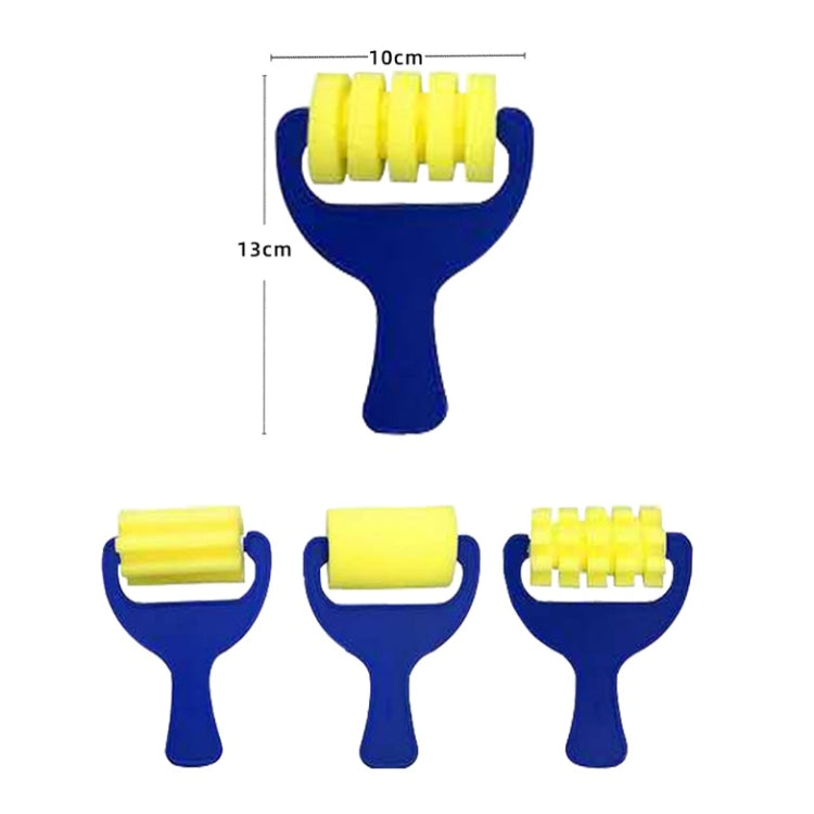 31 In 1 Painting Sponge Seal Early Education Art Graffiti Supplies For Children, 31 in 1/Yellow, 31 in 1/Red, 31 in 1/Blue