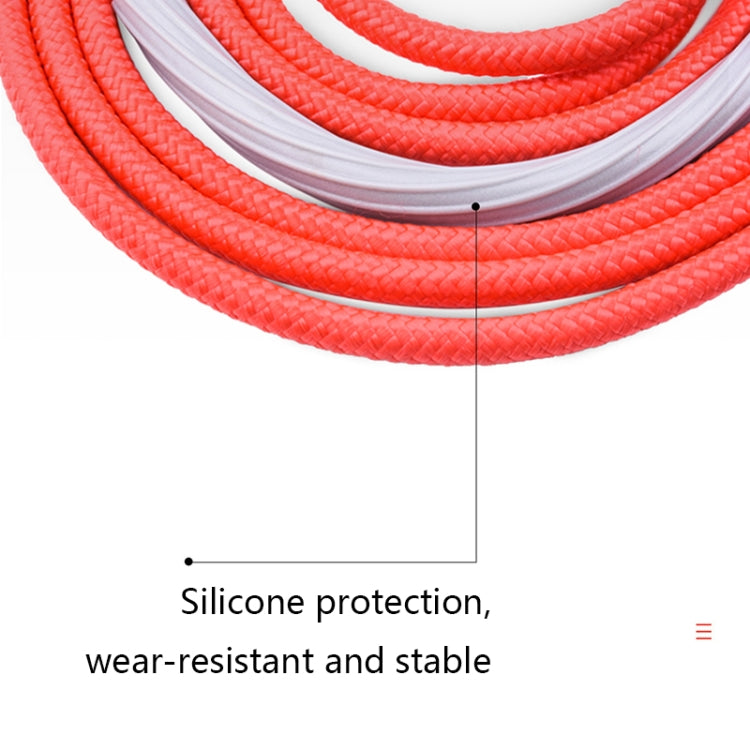 Weight-Bearing Skipping Rope Fitness Exercise Room Skipping Rope, Thickness: 6mm, Length: 3m, Red, Gray