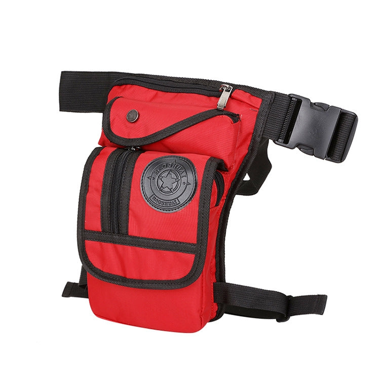 HaoShuai 325 Multi-Function Nylon Leg Bag Mountaineering Outdoor Travel Sports Convenient Waist Bag, Blue, Black, Red, Army Green, Brown, Khaki