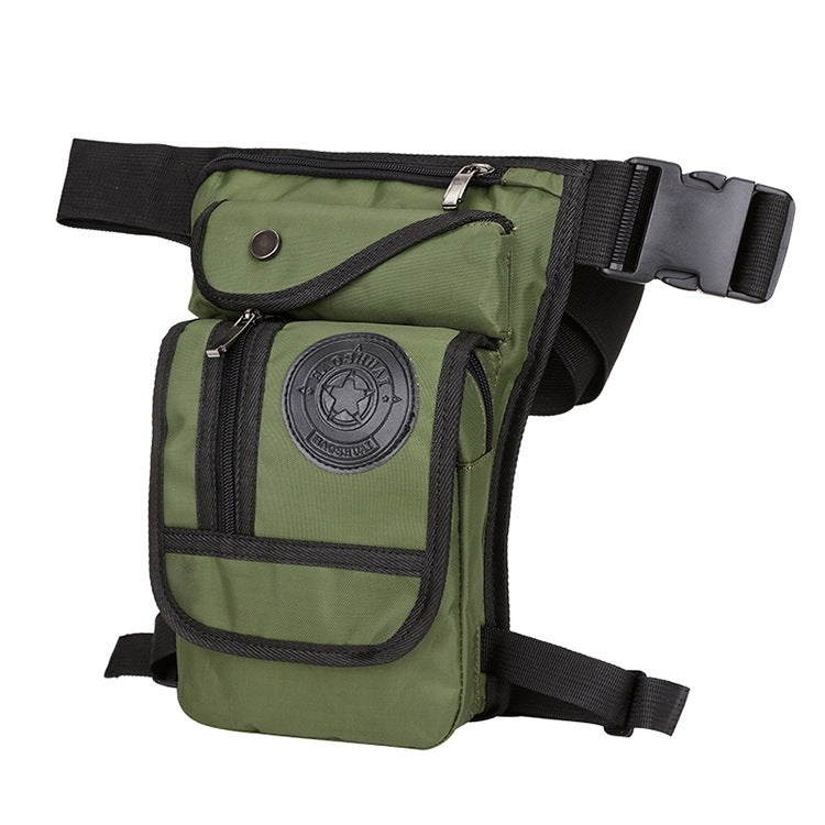 HaoShuai 325 Multi-Function Nylon Leg Bag Mountaineering Outdoor Travel Sports Convenient Waist Bag, Blue, Black, Red, Army Green, Brown, Khaki