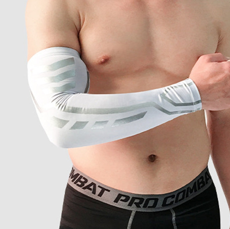Sports Wrist Guard Arm Sleeve Outdoor Basketball Badminton Fitness Running Sports Protective Gear, M (Black), L (Black), XL (Black), M (White), L  (White), XL  (White), M (Red), L (Red), XL (Red), M (Blue), L (Blue), XL (Blue), M (Fluorescent Green)   ...