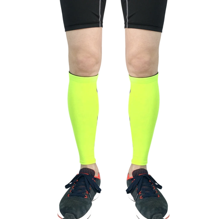 1 Pair Sports Breathable Compression Calf Sleeves Riding Running Protective Gear, Spec: M (Black), M (Black), L (Black), XL (Black), M (White), L (White), XL (White), M (Fluorescent Green), L (Fluorescent Green), XL (Fluorescent Green), M (Red), L (Red...