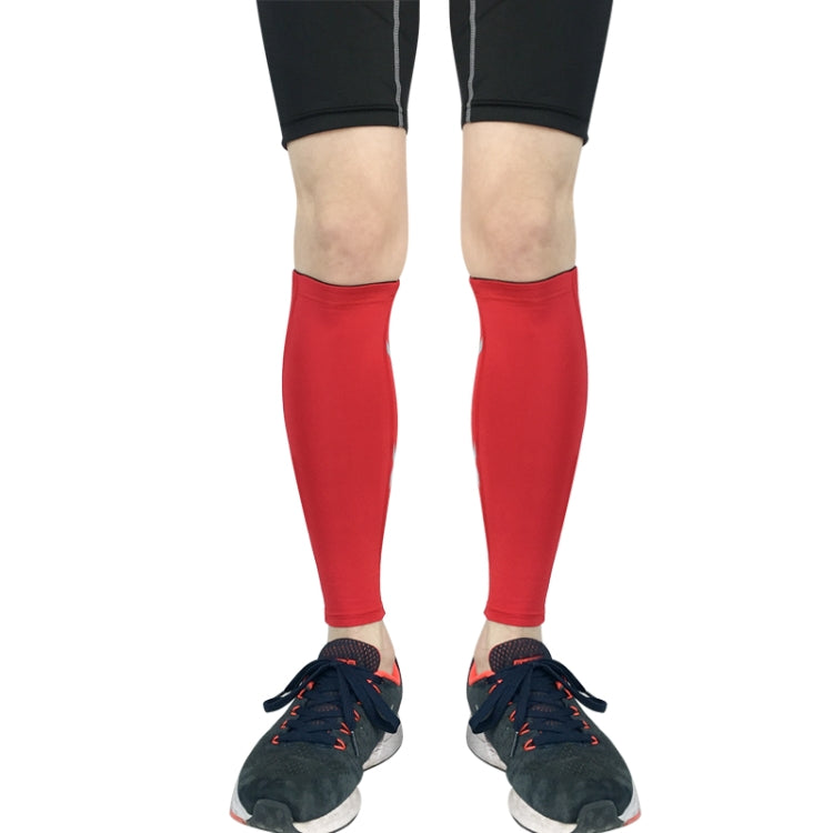 1 Pair Sports Breathable Compression Calf Sleeves Riding Running Protective Gear, Spec: M (Black), M (Black), L (Black), XL (Black), M (White), L (White), XL (White), M (Fluorescent Green), L (Fluorescent Green), XL (Fluorescent Green), M (Red), L (Red...