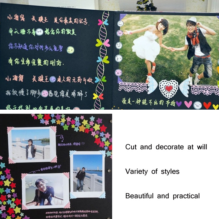 Photo Album Making DIY Accessories Set Hand Book Hand-Made Decorative Accessories, Specification：, Package 1, Package 2, Package 3