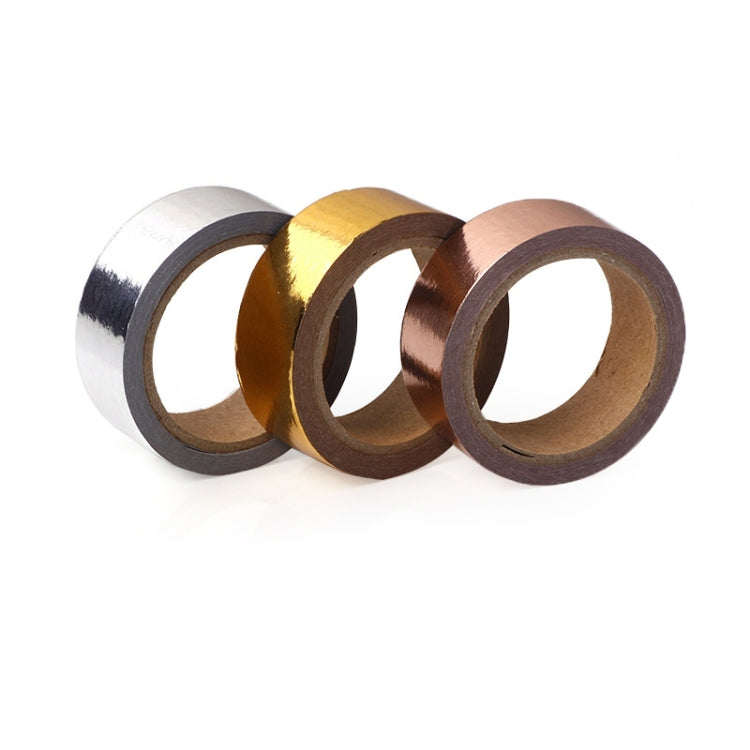 DIY Decorative Hand Account Tape Handmade Decorative Material Tape, Gold, Silver, Rose Gold