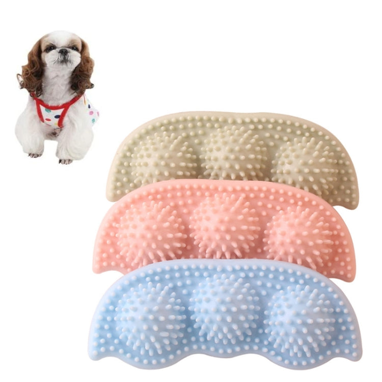 Dog TPR Chewing Teeth Stick Pet Interactive Training Bite-Resistant Toy, Blue, Green, Light Pink