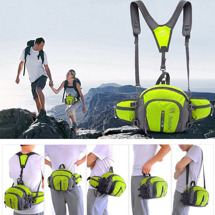Tanluhu TLH322 Multi-Function Outdoor Waist Bag Hiking Riding Kettle Bag Travel SLR Camera Bag, Black, Red, Rose Red, Orange, Purple, Green, Sky Blue