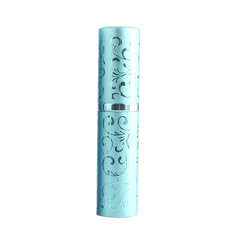 2 PCS Embossed Rotating Perfume Bottle Metal Discharge Bottle Sterilizing Alcohol Spray Bottle, 10ml