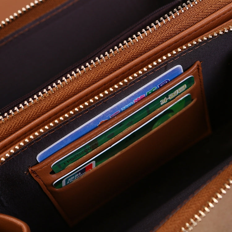 Ladies Wallet Large Capacity Multi-Function Shoulder Bag, Red, Wine Red, Blue, Black, Pink, Brown, Gray