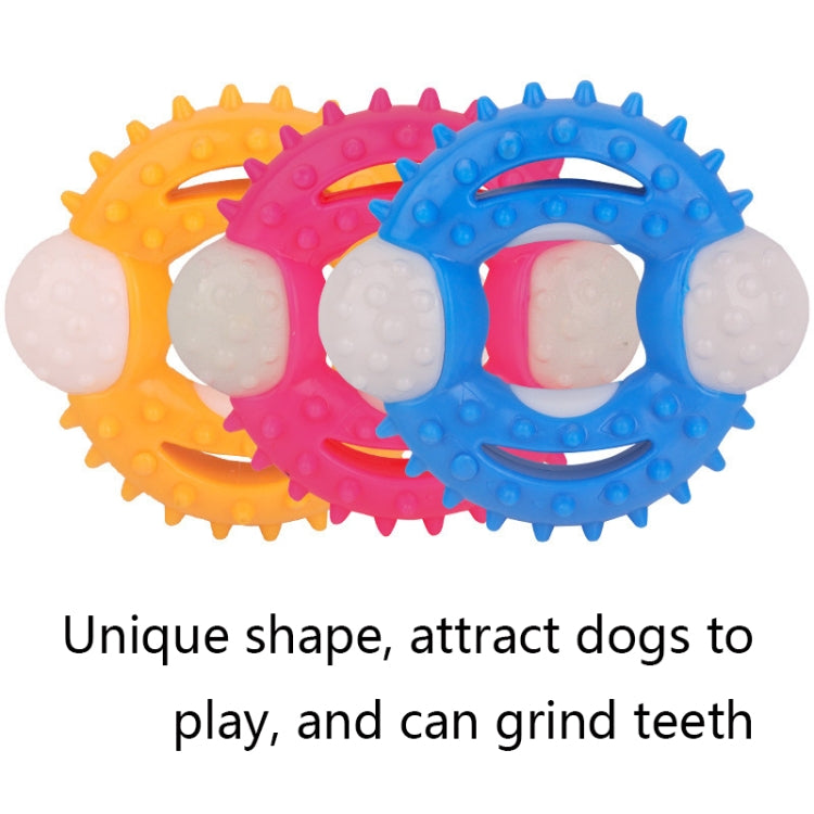 BG-W177 Pet Toys Chew-Resistant Teeth Teeth Cleaning Dog Toys, Blue, Yellow, Pink
