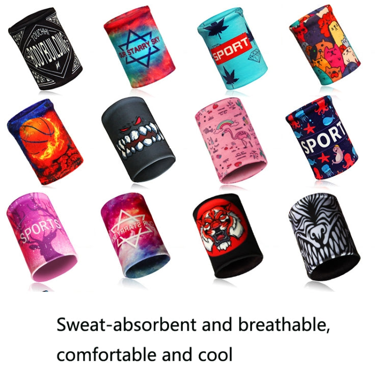 Sports Fitness Elastic Wristbands Absorbing Sweat Playing Ball Riding Wiping Sweat Cold Wristbands, S, M