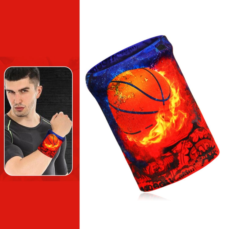 Sports Fitness Elastic Wristbands Absorbing Sweat Playing Ball Riding Wiping Sweat Cold Wristbands, S, M