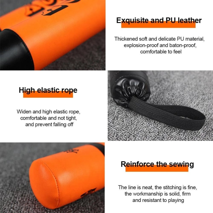 1 Pair XUANLONG PU Boxing Stick Target Sanda Stick Taekwondo Speed Training Equipment Fighting Reaction Target, Length: 57 Cm, 1 Pair Brightening Orange, 1 Pair Fluorescent Green, 1 Pair Cool Pink