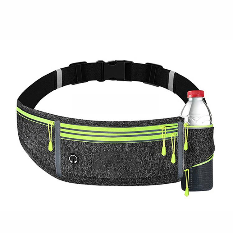 MF-008 Outdoor Sports Fitness Waterproof Waist Bag Phone Pocket, Style:, Four Pockets, With Water Bottle Bag