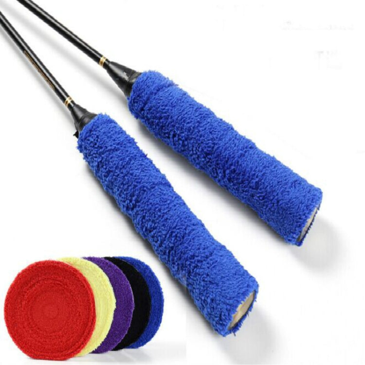 Non-slip Badminton Hand Gel Large Roll Tennis Racket Sweat Band, Red, Purple, Yellow