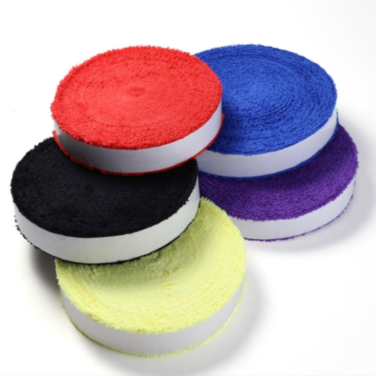 Non-slip Badminton Hand Gel Large Roll Tennis Racket Sweat Band, Red, Purple, Yellow