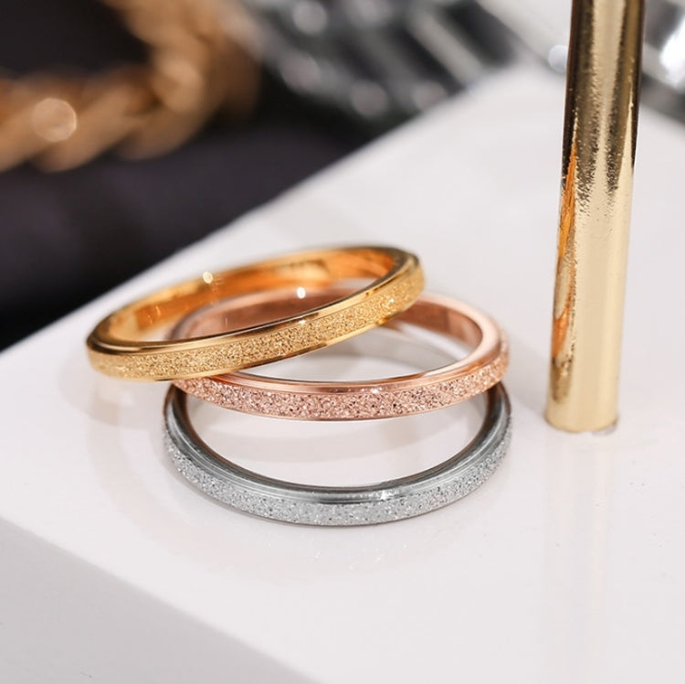 Three Lifetimes Titanium Steel Couple Rings Very Fine Frosted Ring, US Size 3, US Size 4, US Size 5, US Size 6, US Size 7, US Size 8, US Size 9, US Size 10