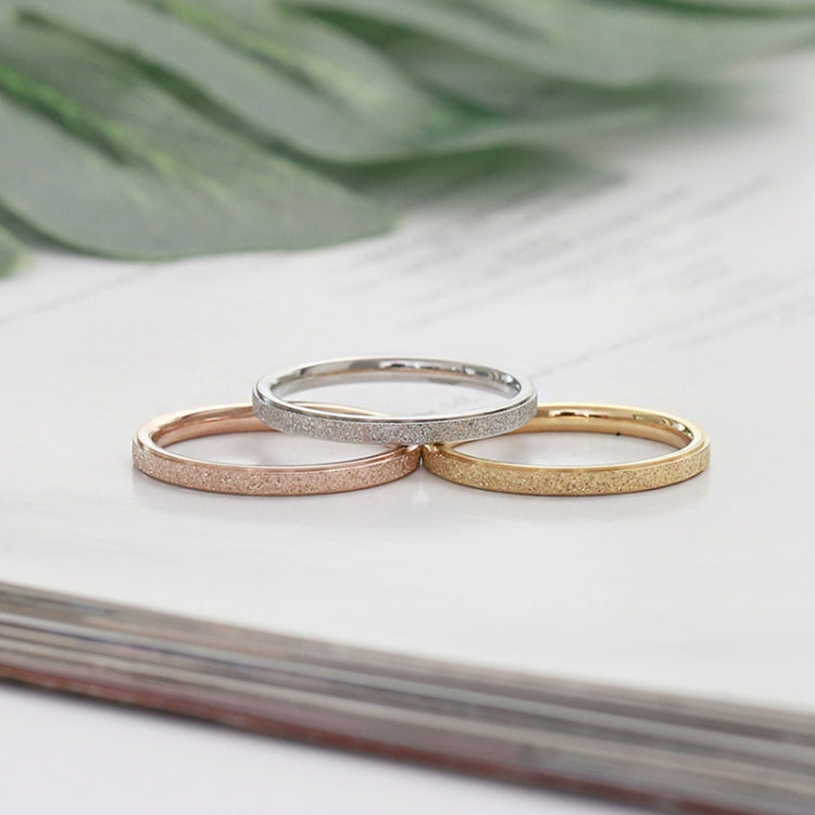 Three Lifetimes Titanium Steel Couple Rings Very Fine Frosted Ring, US Size 3, US Size 4, US Size 5, US Size 6, US Size 7, US Size 8, US Size 9, US Size 10