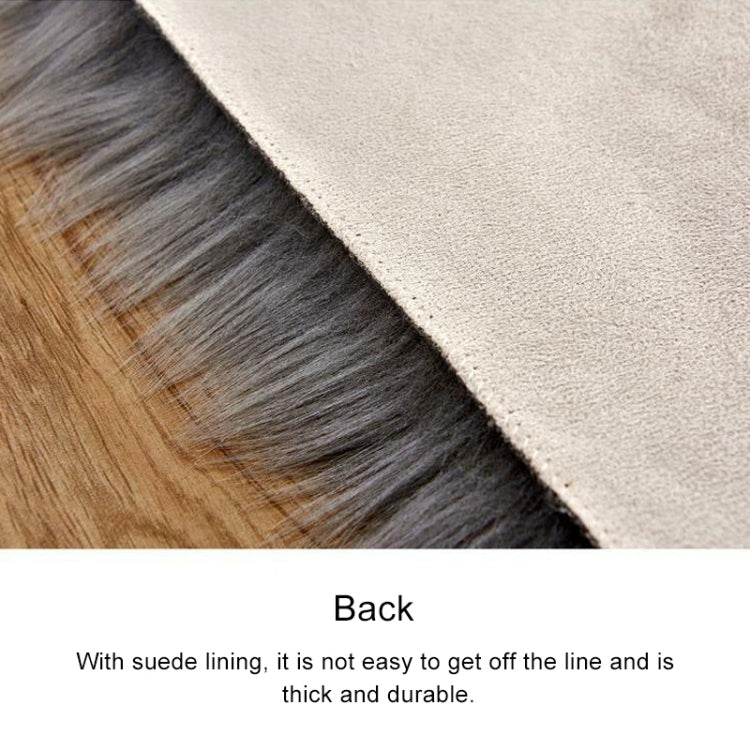 Love Heart Rugs Artificial Wool Sheepskin Hairy Carpet Faux Floor Mat Fur Plain Fluffy Soft Area Rug Tapetes, 30*40cm, 40*50cm, 50*60cm, 70*90cm