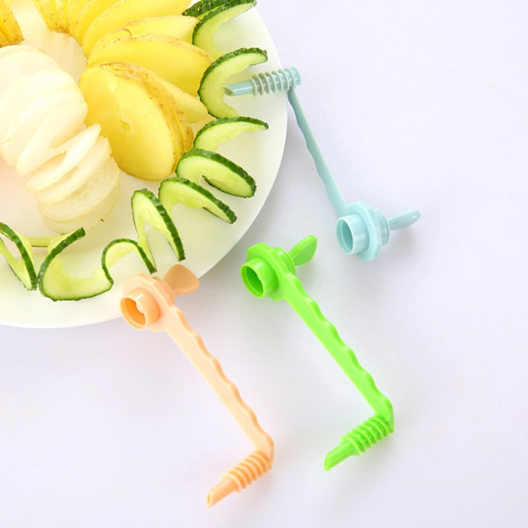 Carrot Spiral Slicer Vegetable Potato Cutter, Carrot Spiral Slicer (Green), Carrot Spiral Slicer (Blue)